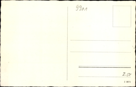 Postcard Pirk Burgstein Weischnitz in the Vogtland, Pirker dam