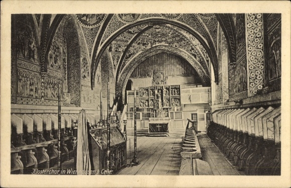 Ak Wienhausen in Nedersaksen, interieur, kloosterkoor