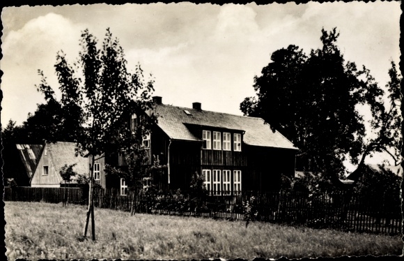 Postcard Kottengrün Werda in the Vogtland, convalescent home