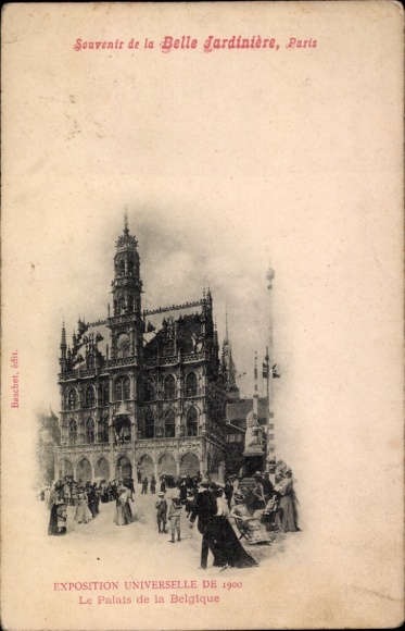 CPA Parijs, Exposition Universelle de 1900, Palais de la Belgique