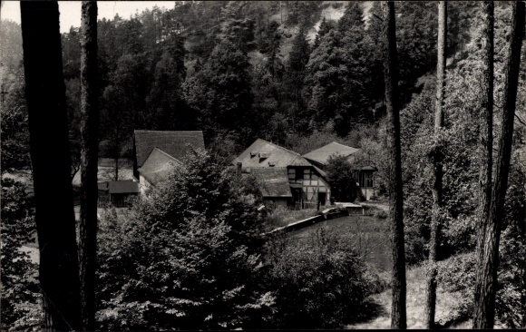 Ak Wishing Village aan de Elster, vakantiehuis en herberg Fuchsmühle