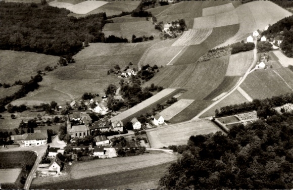 Ak Mittelhof an der Sieg, Luftbild, Gesamtansicht