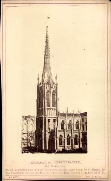 Photo New York City USA, Grace Church, Broadway