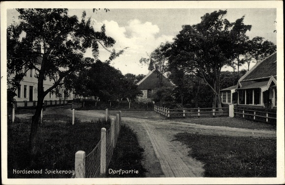 PC Nordseebad Spiekeroog in Ostfriesland, partial view
