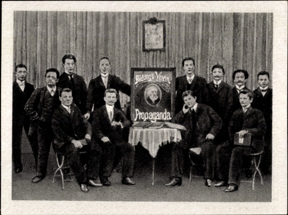 Collection picture history of the German labor movement part II picture 44, Bildungsverein Propaganda 1904