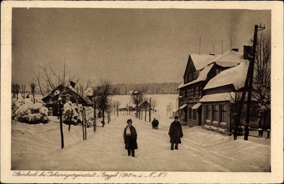 PC Steinbach Johanngeorgenstadt in the Ore Mountains, Gasthof Waldesruhe, winter idyll