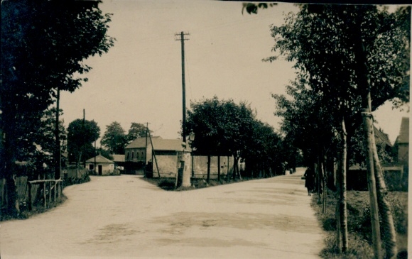 Foto Ottendorf Okrilla Sachsen, An der Weggabelung vom Dorf