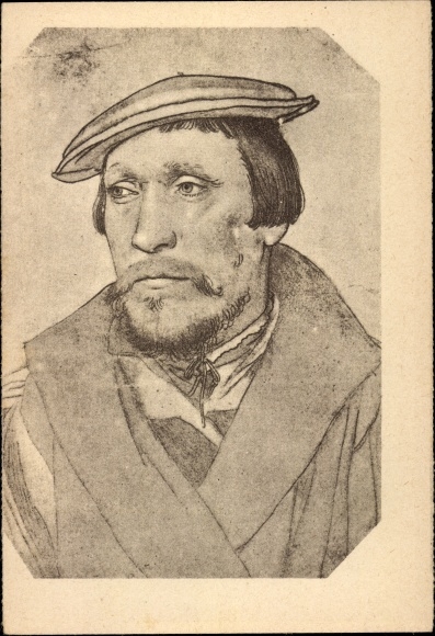 Artist PC Holbein, Hans d. J., Male Portrait, WHW
