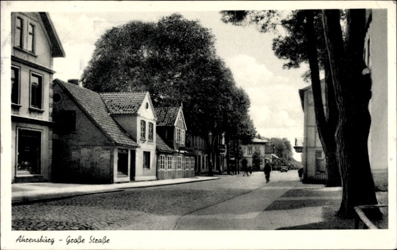 Ak Ahrensburg in Holstein, Große Straße