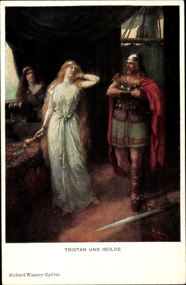 Artist PC Leeke, Ferd., Tristan and Isolde, Richard Wagner cycle, Munk no. 984