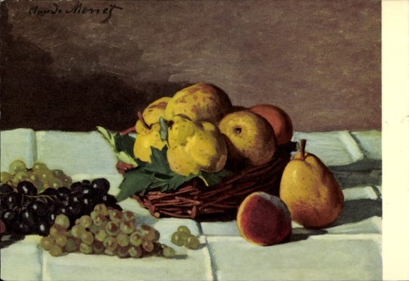 Künstler Ak Monet, Stilleben