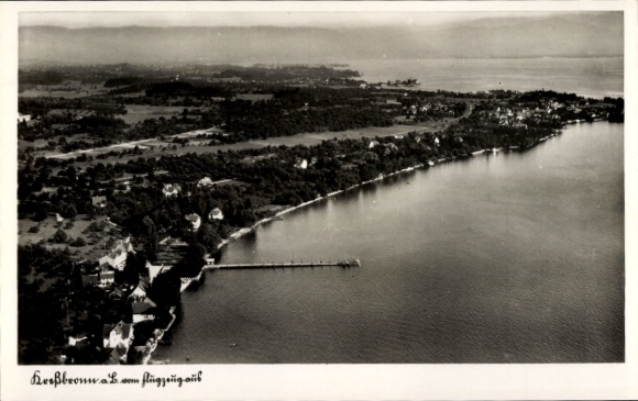 Postcard Kressbronn am Bodensee, aerial photograph