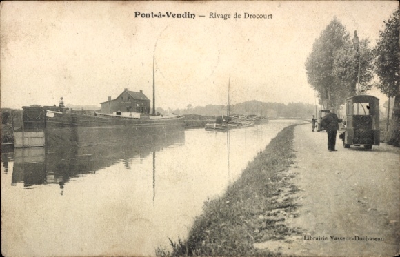 CPA Pont de Vendin Pas de Calais, Rivage de Drocourt