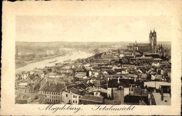49 Ak Magdeburg Elbe, diverse Ansichten, kleinformatig