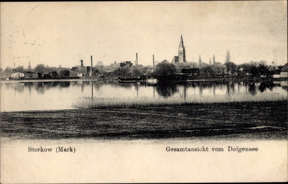 PC Storkow in the Mark, general view from the Dolgensee