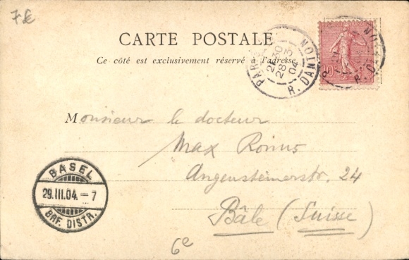 Ansichtkaart Parijs VI, Boulevard Saint-Michel, Duval-filiaal
