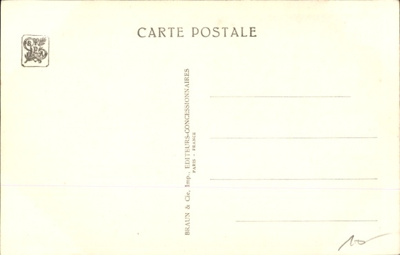 Ansichtkaart Parijs, Koloniale tentoonstelling 1931, verlichte fontein