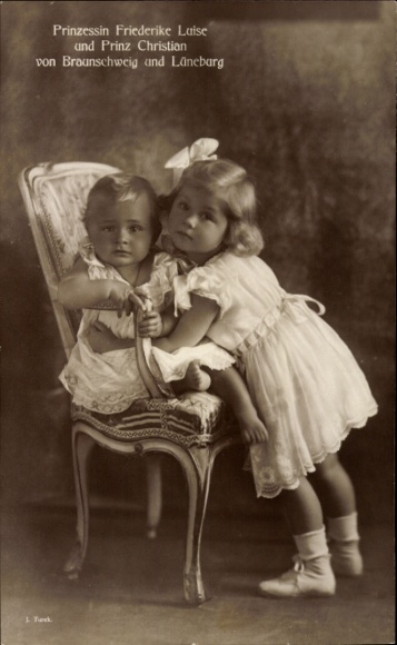 Picture Princess Friederike Luise and Prince Christian of Brunswick and Lüneburg