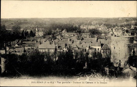 Set von 20 AK Dourdan, diverse Ansichten