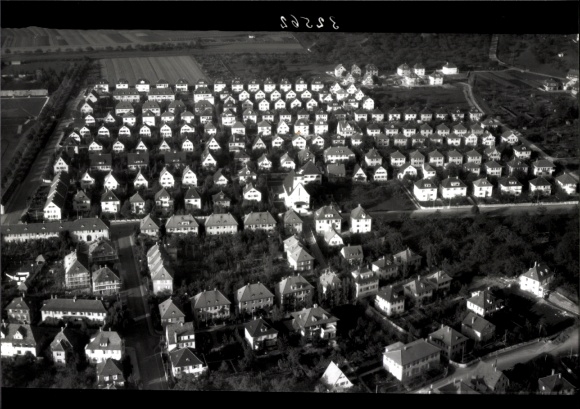 Postcard Göppingen in Württemberg, The picture shows an aerial photograph of a city.