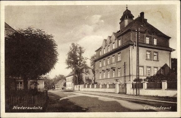 PC Niederzwönitz Zwönitz in the Erzgebirge of Saxony, municipal office