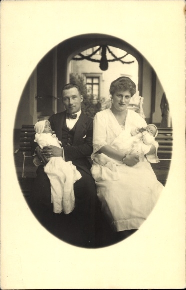 Photo Postcard Friedrich von Hohenzollern, Margarete von Sachsen, Maria Antonia, Maria Adelgunde, 1921