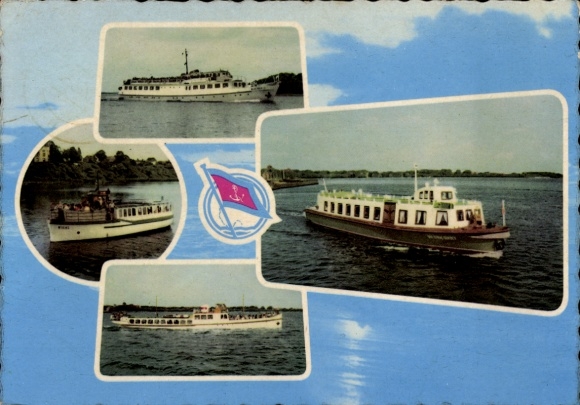 Postcard passenger ships of the White Fleet