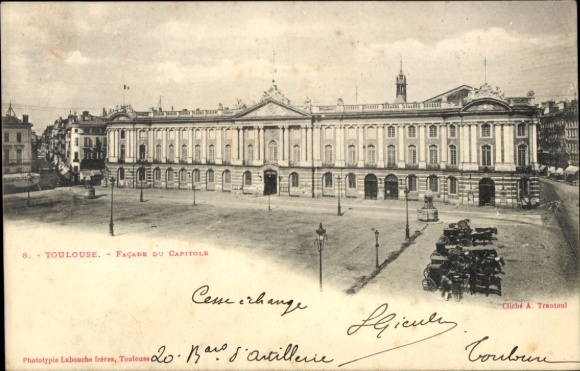 CPA Toulouse Haute-Garonne, Facade du Capitole