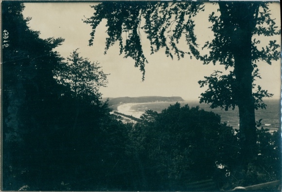 Foto Ostseebad Göhren auf Rügen, Blick nach Baabe, Küstenpartie