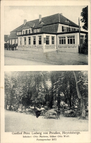 KP Heyrothsberge Biederitz w Saksonii-Anhalt, Zajazd Książę Ludwig Pruski