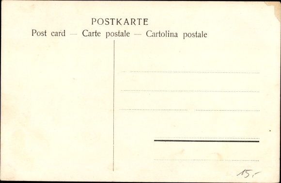 Postcard souvenir of Lionel the lion-man, aged 17