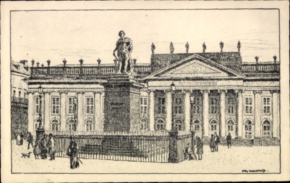 Postcard Kassel in Hesse, Fridericianum