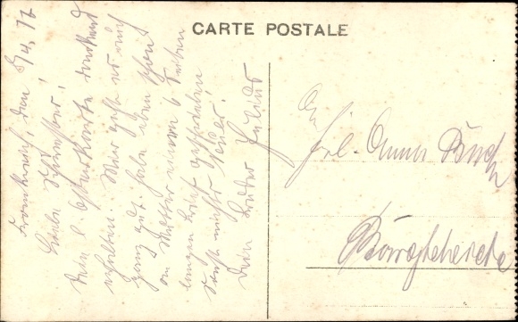 Postcard Charleroi Wallonien Hennegau, Barracks of hunters on foot