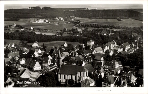 Ak Bad Dürrheim, Fliegeraufnahme