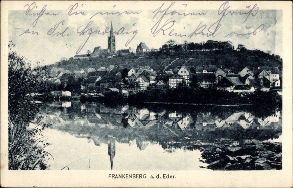 PC Frankenberg Eder Hessen, total view of the village