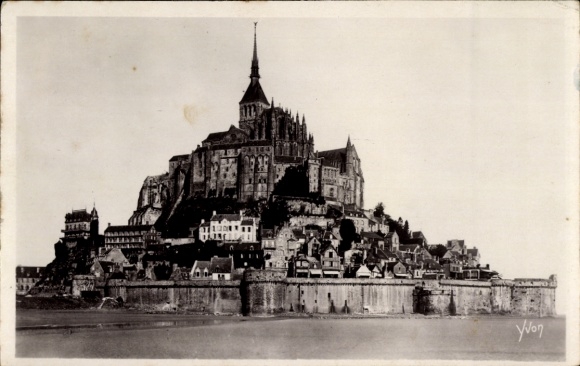 CPA Mont Saint Michel Manche, vue générale