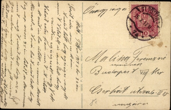 Postcard Sankt Pölten in Lower Austria, Kremsergasse, train station, Hotel Kaiserin von Österreich