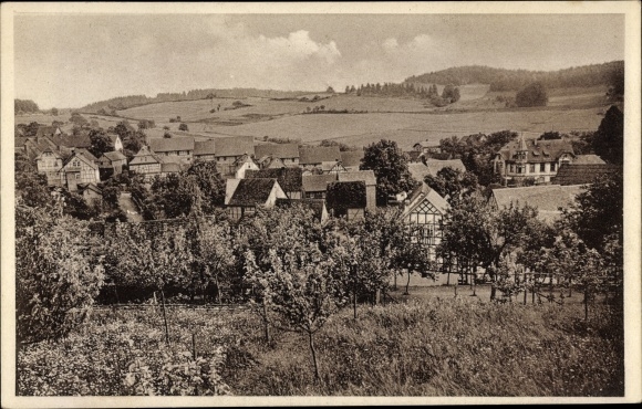 PC Bechstedt near Schwarzburg, panorama of the place