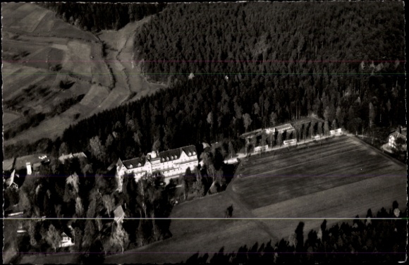 Postcard Schömberg in the Black Forest Württemberg, aerial photograph