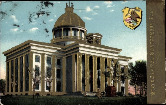 Ak Montgomery Alabama, State Capitol, wapen