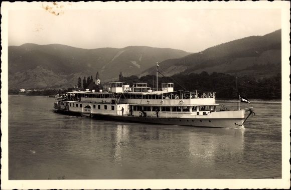 Ak Motorschiff Stadt Wien, Erste Donau Dampfschifffahrts Gesellschaft