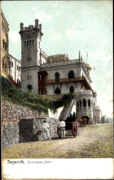 Postcard Tenerife Tenerife Canary Islands Spain, Quisisana Hotel, beautiful architecture, view of the
