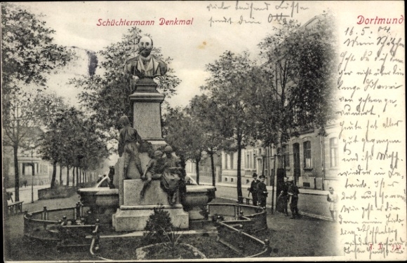Ak Dortmund im Ruhrgebiet, Schüchtermann Denkmal