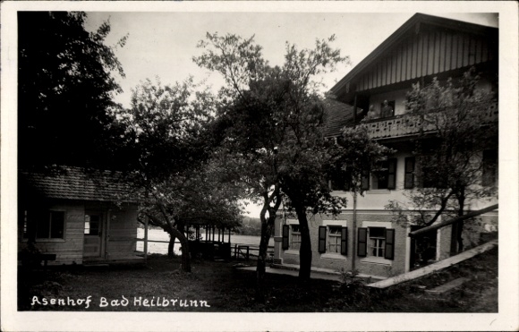 Photo Postcard Bad Heilbrunn in Upper Bavaria, Asenhof, exterior view