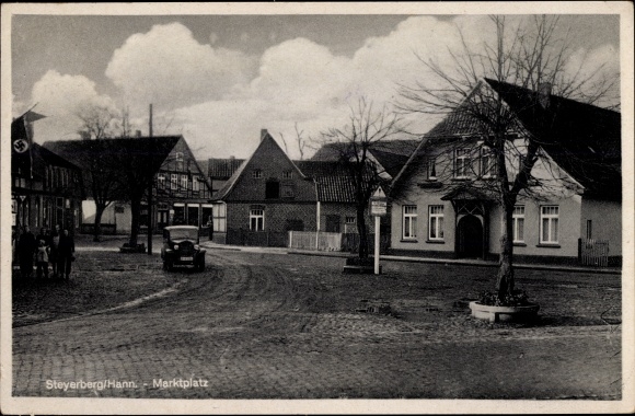 PC Steyerberg Lower Saxony, market place