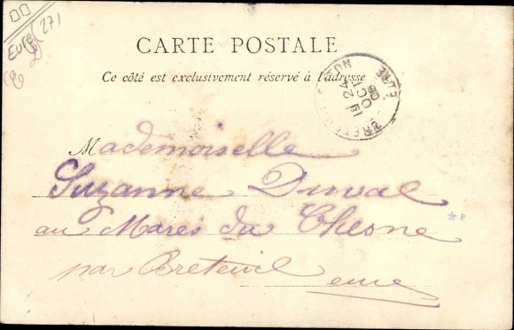 Postcard Broglie Eure, La Charentonne, Normandy