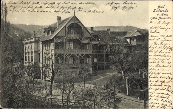 PC Bad Suderode Quedlinburg in the Harz Mountains, Hotel Michaelis