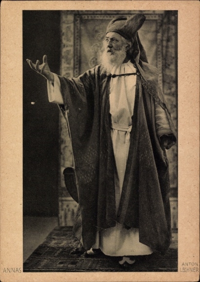 PC Passion Play Oberammergau 1930, Annas, Anton Lechner