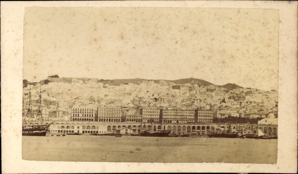 CdV Algiers Algiers Algeria, Panorama, around 1880
