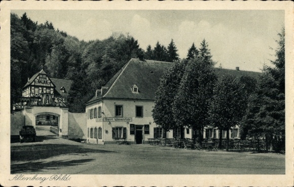 Ak Altenberg Odenthal im Rheinland, Restauration Geschw. W. Wasserfuhr